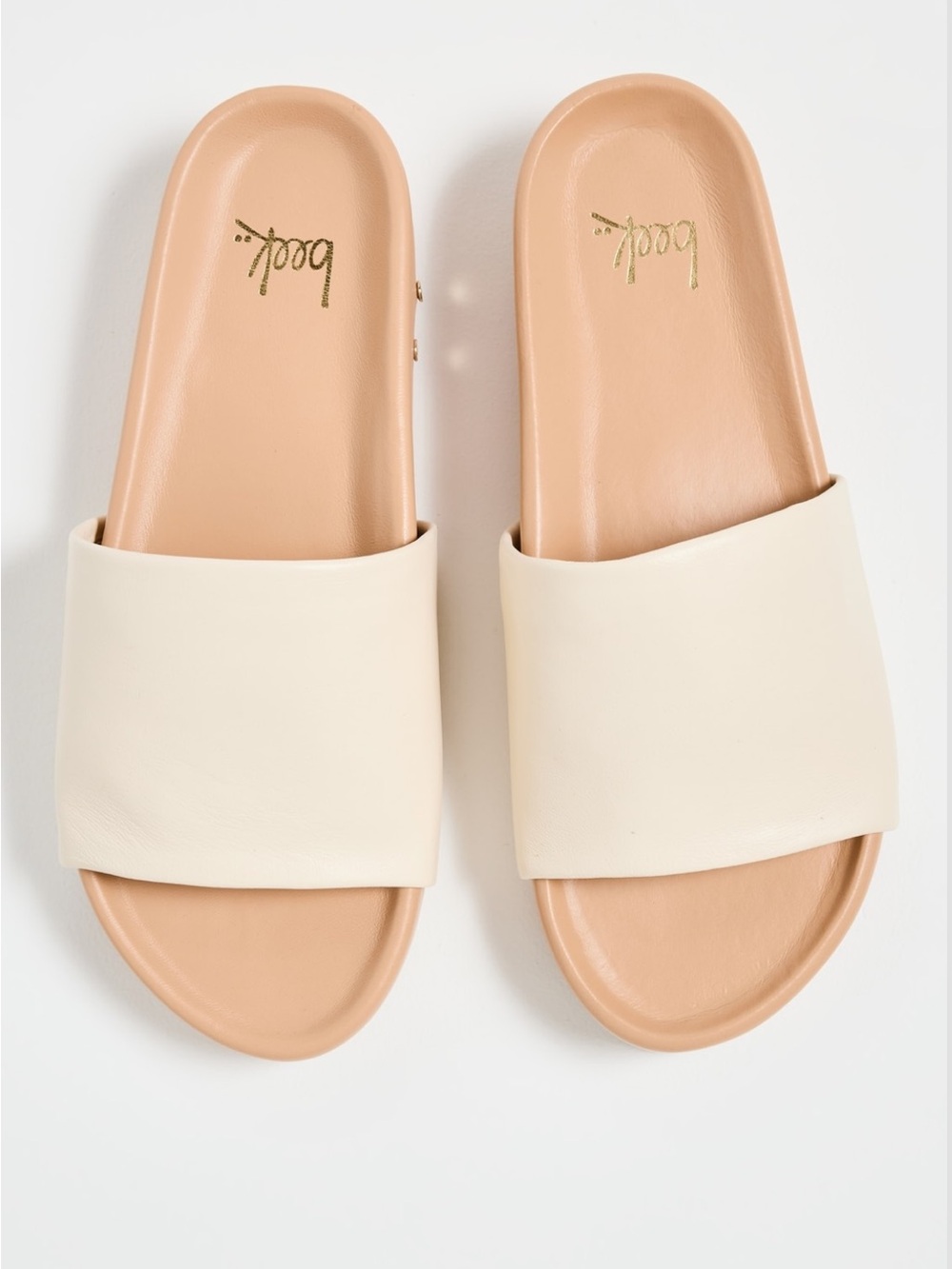 Beek Pelican Sandals Eggshell and Beach Womens Size 6